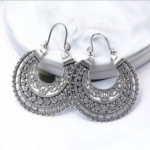 Tribal Gypsy Tibetan Hoops